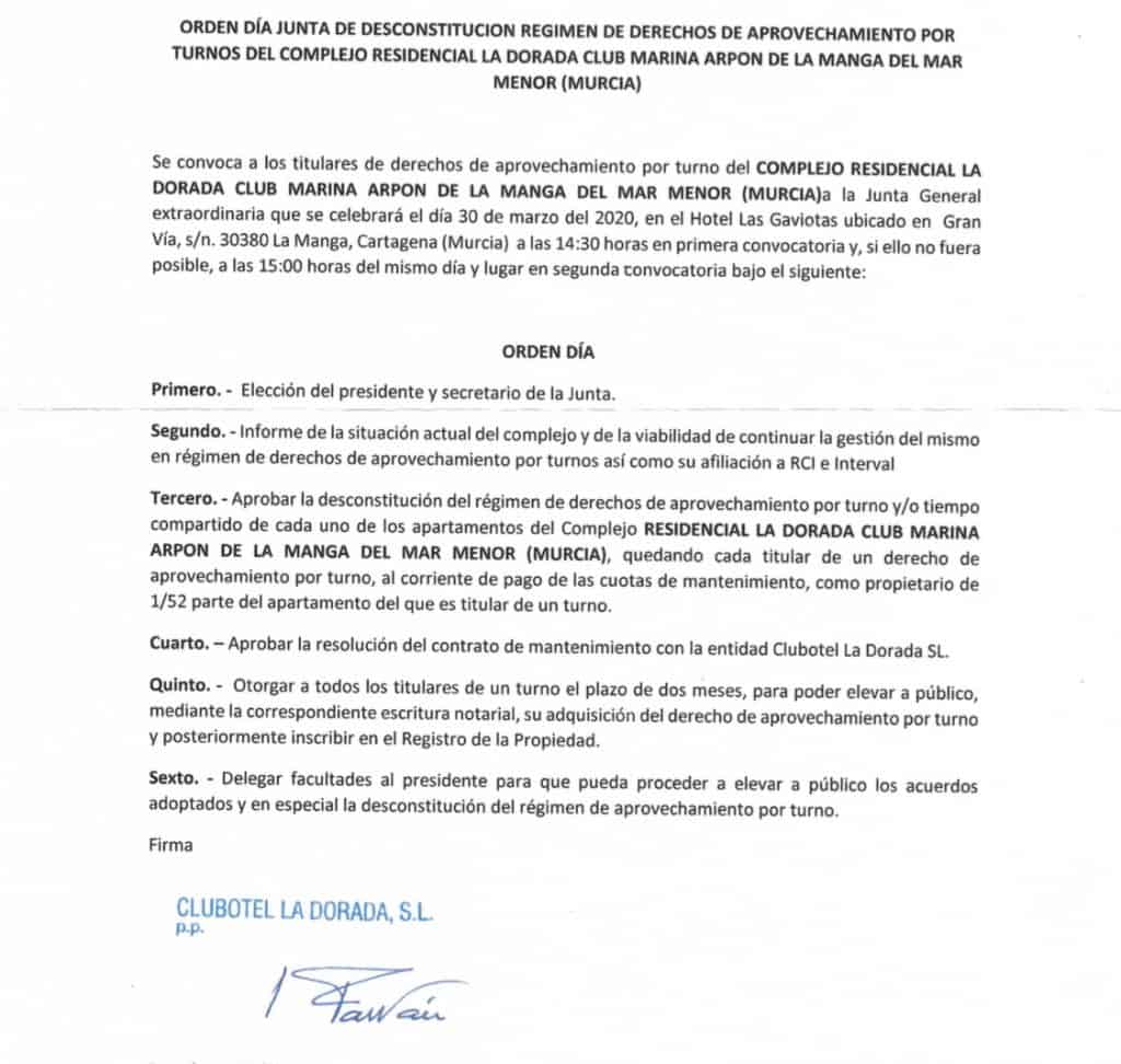 marina arpon carta de comunidad desconstitución regimen